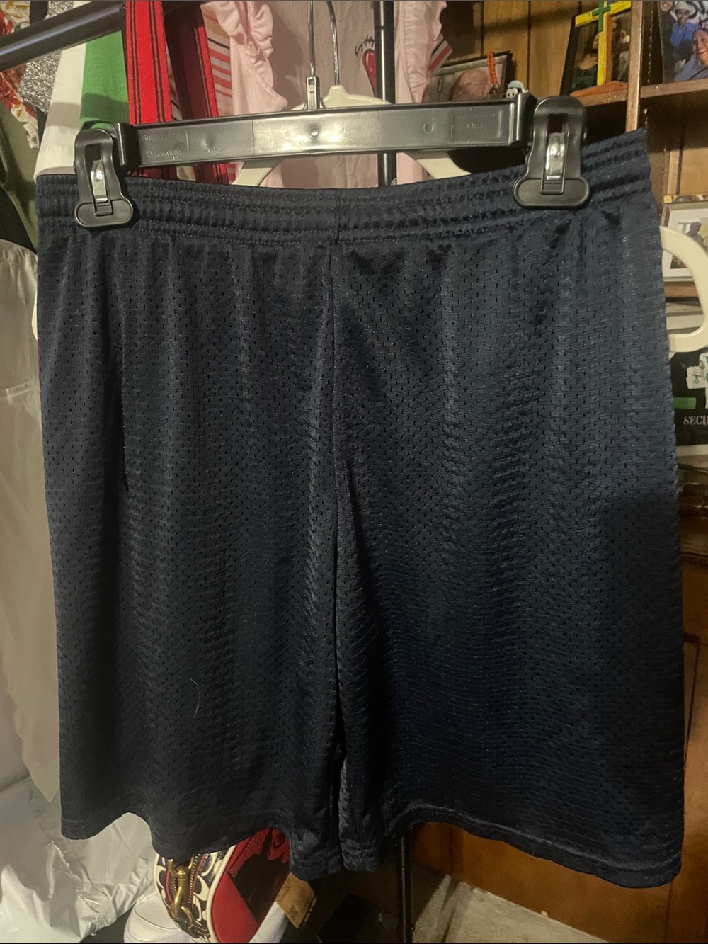 Source Unknown Black Athletic Mesh Shorts